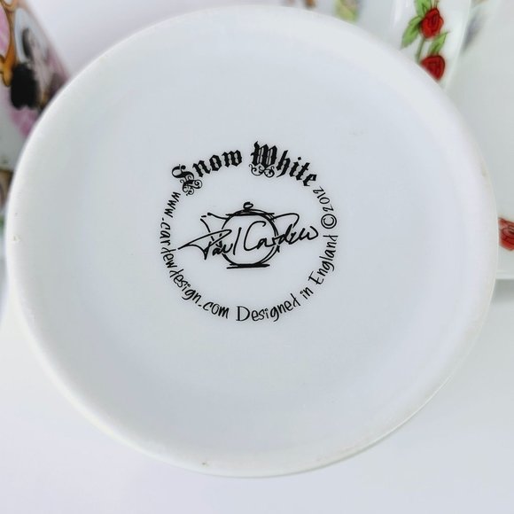 Snow White Paul Cardew England, 2012 Coffee Hot Drink Mug, Set of 3 - Picture 9 of 9